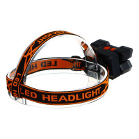 Налобный фонарь Ермак 6 + 3 LED, 4 режима, 87x50x58мм, 1200мАч, USB кабель, пластик 221-077