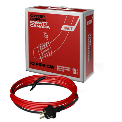 IQWATT Комплект для обогрева труб IQ PIPE CW-8м 039505