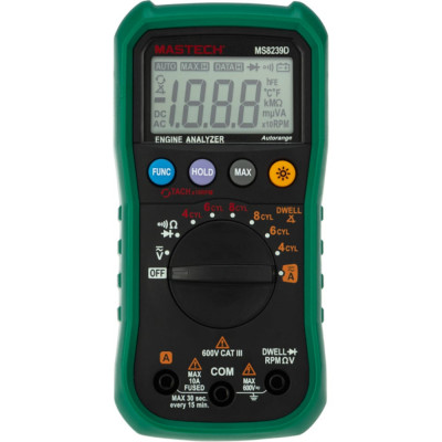 Mastech Автомобильный мультиметр MS8239D 13-2089