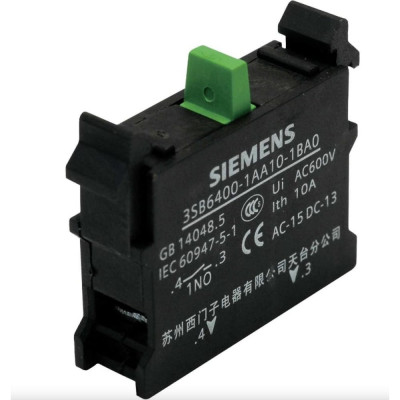 Siemens КОНТАКТНЫЙ БЛОК 3SB6400-1AA10-1CA0