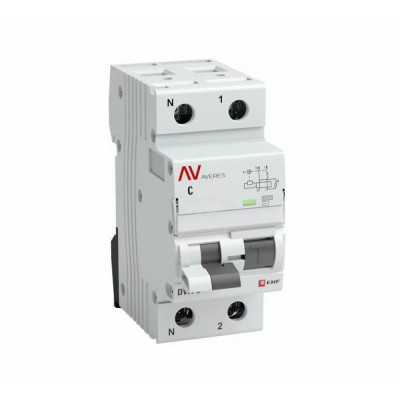 Дифференциальный автомат EKF AVERES DVA-6 rcbo6-1pn-25C-30-ac-av