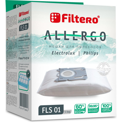 FILTERO мешки для пылесоса ELECTROLUX FLS 01 (4) Allergo 05951