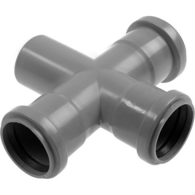 РемоКолор Крестовина внутренняя канализация, серая, 50мм, 143-624