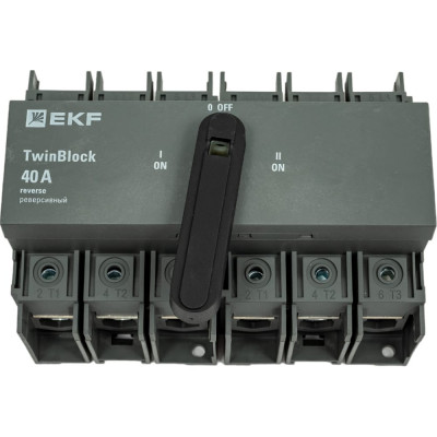 Реверсивный рубильник EKF TwinBlock tb-s-40-3p-rev