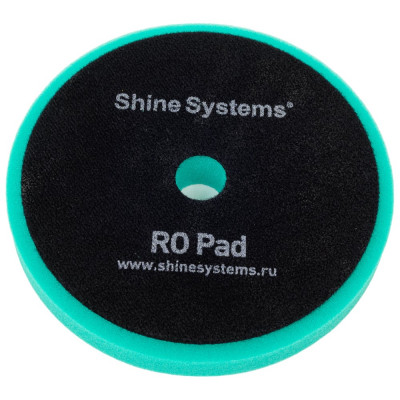 Твердый полировальный круг Shine systems RO Foam Pad Green SS546