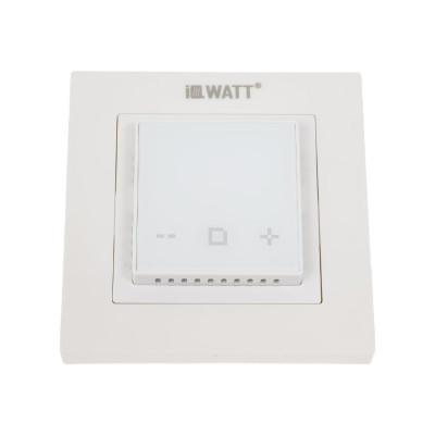 IQWATT Терморегулятор для теплого пола с Wi-Fi программируемый IQ THERMOSTAT D Wi-Fi (белый) 419