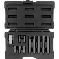 Набор бит SPLINE (11 предметов; 10 мм; 1/2''; CrV) STELS 11312