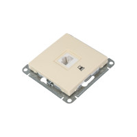 Компьютерная розетка, бежевая RJ45 кат 5e WESSEN 59 Systeme Electric RSI-152K5E-2-86
