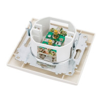 Телевизионная простая розетка, мама, слоновая кость, 0-2400 МГц TDM ELECTRIC Таймыр SQ1814-0122