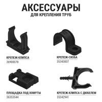 Гофра для кабеля 32мм ПНД безгалогенная (HF) с зондом TDM ELECTRIC 50 метров легкая черная SQ0413-0004
