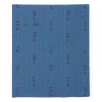 Шлифлист на тканевой основе, P 40, 230 х 280 мм, 10 шт., водостойкий MATRIX 75633