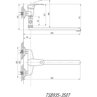 Смеситель для ванны с душем Tsarsberg тип ГОСТ См-ВУОРНШлА TSB-935-3507
