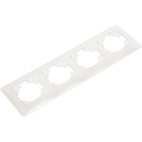 Рамка GUSI ELECTRIC 4-местная, цвет жемчуг С1040-028