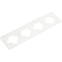 Рамка GUSI ELECTRIC 4-местная, цвет жемчуг С1040-028