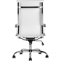 Кресло руководителя Стул Груп TopChairs City, белое D-101H white