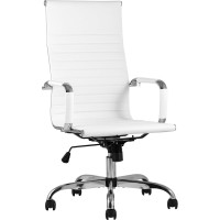 Кресло руководителя Стул Груп TopChairs City, белое D-101H white