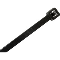 Нейлоновые хомуты для проводов FIT черные, 100 шт., 3,6х150 мм 60348