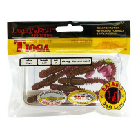Съедобные искусственные виброхвосты LUCKY JOHN LJ Pro Series TIOGA 2.9in, цвет S14, 7шт. 140103-S14