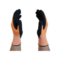 Перчатки для защиты от порезов SCAFFA Рубеж Нит Е DY1350S-OR/BLK размер 11 00-00011919
