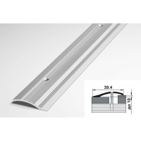 Порог разноуровневый алюминиевый (39.4 мм; 0.9 м; без покрытия) Лука 00000001298