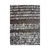 Грязезащитный входной ковер-дорожка ООО Комус ворсовый 900 мм х 20 м темно-серый-черный 1013837