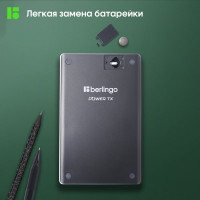 Настольный калькулятор BERLINGO Power TX 12 разрядов, двойное питание, антрацит CIA_100