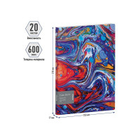 Папка BERLINGO Color Storm с 20 вкладышами, 17 мм, 600 мкм, с внутренним карманом, с рисунком DB4_20031