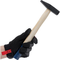 Слесарный молоток РемоКолор кованый, деревянная рукоятка, 300г, 38-2-103