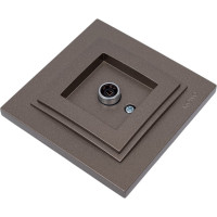 TV розетка MONO ELECTRIC Despina, оконечная, с экраном, бронза 102-232305-138