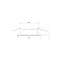 Встраиваемый светильник Elektrostandard 110 MR16, черный a053332