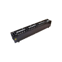 Кабельный органайзер с крышкой LANMASTER 19, 1U LAN-ORG/CV-1U