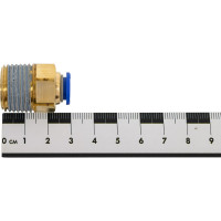 Фитинг 8 мм с наружной металлической резьбой R1/2" CDC Pneumatics PC 0804