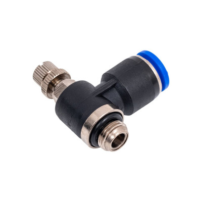 Дроссель с обратным клапаном 8 мм G1/8" CDC Pneumatics NSC 08G01