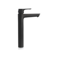 Смеситель для умывальника Aquanet Static высокий, черный матовый 00261821