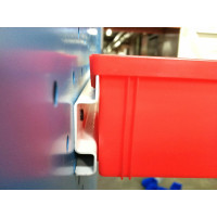 Настенный органайзер СТЕЛЛА-ТЕХНИК 6 ящиков V-1, V-1-650-красный