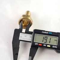 Наконечник латунный с подвижной гайкой внутренняя резьба 1/2 х елочка 12 мм + хомут Профитт 4823426