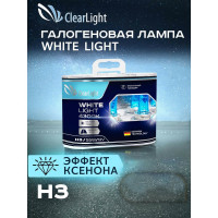 Комплект ламп Clearlight H3, 12 В, 55 Вт, WhiteLight, 2 шт. MLH3WL