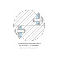 Планка ножей строгальных (270 мм; стальной вал) Белмаш SD03.12.004Б