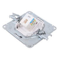 Телефонная Schneider розетка Electric AtlasDesign Алюминий RJ11, механизм SE ATN000381