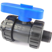 Кран ПНД Boutte 25 - 1/2" ВР х 3/4" НР - 10 шт. 9279097