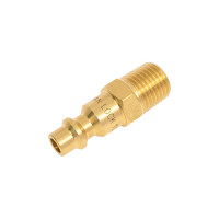 Быстроразъемное соединение D ISO 6150 B (рапид "папа" - наружная резьба 1/4"; латунь) TITAN LOCK TL2DMS-B