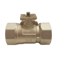 Трехходовой шаровой кран TECHNO 3040B латунный, под привод DN40, G1 1/2, КVS 40.0 640340-2
