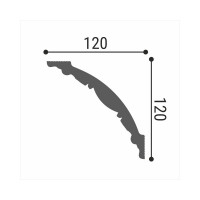 Потолочный плинтус Де-Багет Декор ДП 33/170 00-00004781