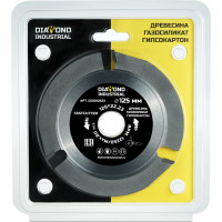 Диск пильный по дереву FastCutter 125х22.23 мм, 3T для УШМ Diamond Industrial DIDD125Z3
