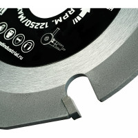 Диск пильный по дереву FastCutter 125х22.23 мм, 3T для УШМ Diamond Industrial DIDD125Z3