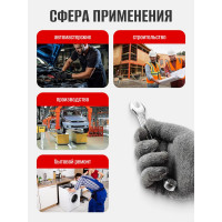 Набор комбинированных ключей Forsage 16пр. на полотне F-5161P(10354)