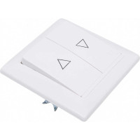 Выключатель Bylectrica скрытой установки с механизмом блокировкой для управления системами роллет и жалюзи, серия СТИЛЬ, белый,