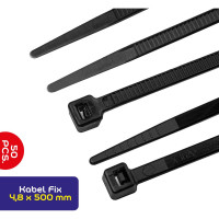 Пластиковая стяжка хомут Alca 4,8x500 мм, 50 шт. 615510