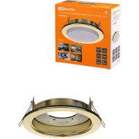 Встраиваемый светильник TDM ELECTRIC СВ 01-07 GX70-H5, 220 В, 50 Гц, без рефл., золото SQ0359-0073