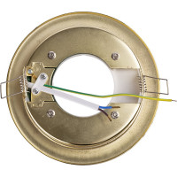 Встраиваемый светильник TDM ELECTRIC СВ 01-07 GX70-H5, 220 В, 50 Гц, без рефл., золото SQ0359-0073